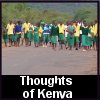 Thoughts of Kenya